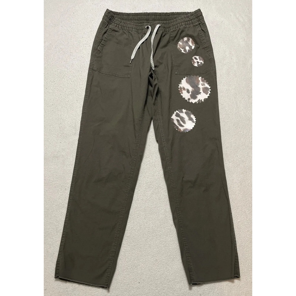 Vuori Pants Womens Ripstop 30 Green Pull On Dark Oregano Style VW450